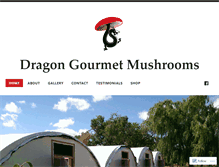 Tablet Screenshot of dragonmushrooms.com